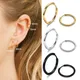 Boucles d'oreilles chirurgicales en acier inoxydable petits anneaux pour femmes et hommes Tube de