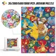 Puzzle de dessin animé Pokémon Ball pour adultes et enfants jeu de puzzle Tangram en carton et en
