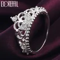 DOTEFFIL – bague couronne en argent Sterling 925 pour femme bijou en Zircon AAA à la mode pour