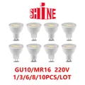 Ampoule d'Éclairage LED GU10 GU5.3 MR16 3W 5W 6W 7W 38 Résistante 220V Éclairage Nik3000 K 4000K