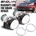 Sinolyn – Kit de lentilles de projecteur bi-xénon pour Subaru Outback pour Hella D2S D2H lampe LED