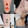 Tatouage temporaire réaliste 50 motifs mots inspirants Bouquet de fleurs sauvages pour femmes et