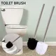 Brosse de Toilette à Poils Souples avec Manche en Acier Inoxydable Outil de Livres Résistant à 360