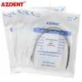 AZDENT – lot de 10 fils d'orthodontie dentaire lot de 5 en alliage NITI thermo-activé forme ronde