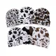 Ins Japanese Skull Hat for Men and Women Beautiful Leopard Cow Print Warm Student Beanie Bonnet