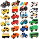 Jouets de train magnétique en bois pour enfants accessoires de voie ferrée hélicoptère voiture