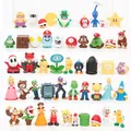 Figurines Super Mario Bros en PVC pour Enfant Ensemble de 6/12 Pièces Luigi Yoshi Matkey Kong