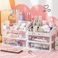 Grande boîte de rangement cosmétique multicouche MELType bureau de maquillage boîte de rangement