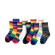 Chaussettes mi-mollet en coton arc-en-ciel pour enfants bas longs pour garçons et filles vêtements