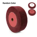 Disque de roue de polissage à lamelles en fibre de nylon abrasif récurage meulage non tissé 6
