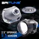 Mini phare de projecteur lentilles de voiture LED Angel Eyes DRL H1 H4 H7 lentille bi-xénon 9 5