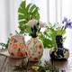 Pomerlove-Vase japonais en céramique peint à la main style rétro décoration de salon fleur