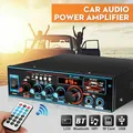 Amplificateur Bluetooth 220 avec télécommande pour haut-parleurs 12V 800 V 5.0 W 2.0 canaux