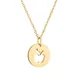 NutriJouSymdangers-Collier Ras du Cou pour Femme Pendentif Rond Bijoux Cadeau Charme Pomme