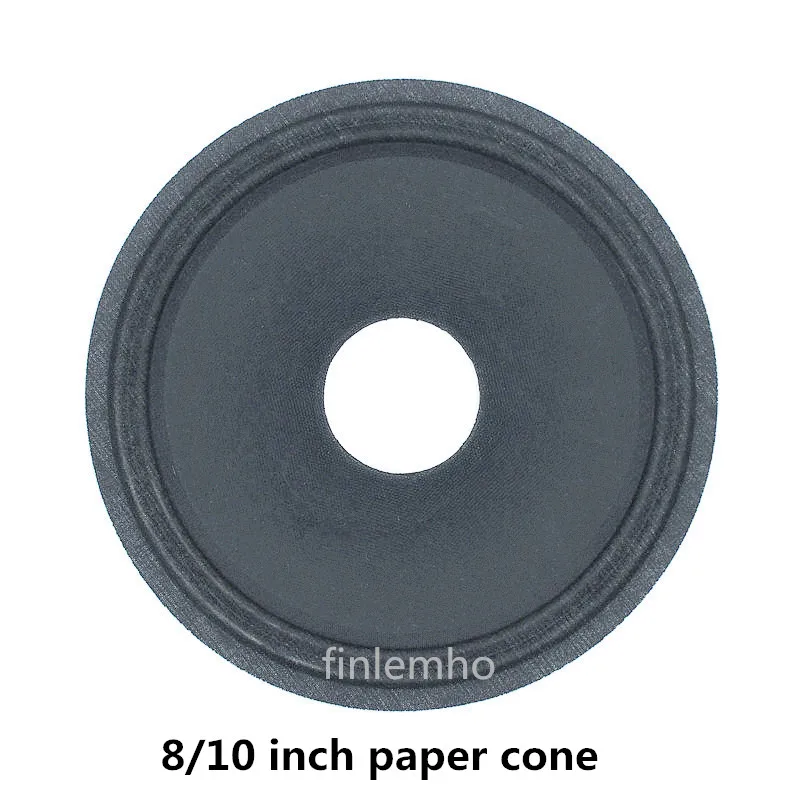 Cône de papier pour haut-parleur Woofer, 8/10 pouces, Kit de réparation Surround en Double tissu, pâte molle pour Home cinéma Studio, système de bricolage, 1 pièce