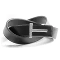 Ceinture Réversible en Cuir group pour Homme et Femme Accessoire de Haute Qualité de Couleur Bleue