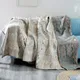 Couverture d'été en coton de style bohème pour lit canapé voyage couvre-lit doux respirant