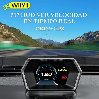 WiiYii – P17 GPS OBD2 + affichage tête haute numérique intelligent HUD électronique de voiture