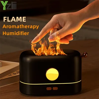 Humidificateur d'air à flamme ultrasonique diffuseur d'huile essentielle d'arôme de parfum