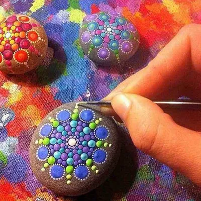 Stylet à bille à double extrémité Mandala tiges de pointage peinture outil de pointage jouets