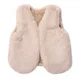 Manteau chaud en fausse fourrure pour bébé fille veste en peluche épaisse manteau de transition