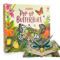 Usborne-Livre de nettoyage d'images de papillons pop-up pour enfants rabat 3D livre