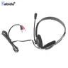 Écouteur de jeu filaire avec microphone écouteur de sauna prise micro casque VOIP Skype pour PC