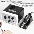 Perceuse à ongles électrique 35W 30000RPM ensemble appareil professionnel de manucure et pédicure