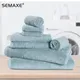 SEMAXE – serviettes de bain de luxe 100% coton douces et très absorbantes essuie-mains