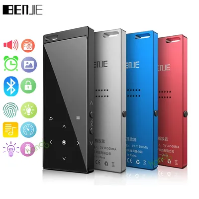 Benjie M3-Lecteur MP3 de musique de sport audio HiFi portable avec haut-parleur intégré mini