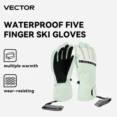 3M Cotton Extra Thick Men Women Mittens Ski Gloves Snowboard Snow Winter Sports Warm Waterproof