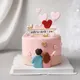 Topper de gâteau pour amoureux des amoureux couple de travailleurs ou anniversaire décorations de