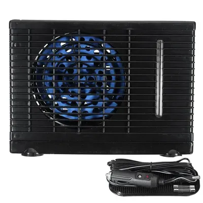 Climatiseur portable pour voiture 12V par évaporation Mini ventilateur à eau de refroidissement