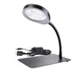 Lampe loupe de bureau 10x loupe flexible avec lumière lampe de bureau LED pour la lecture