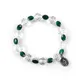 KOMi – Bracelets gothiques en métal et cristal chapelet perlé pour femmes Bracelet de prière de