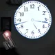 Horloge Classique à Projection LED Horloge à Distance Caisson de Basses Rotation Résistante à 360