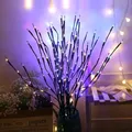 Lumière LED Branches de saule 5V 20 ampoules arbre cerisier bricolage fonctionnement à piles