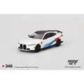 MINI modèle de voiture GT 1:64 M4 m-performance (G82) Alpine blanc moulé sous pression