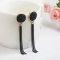 Boucles d'oreilles pendantes à pampilles en cristal pour femmes boucle d'oreille goutte de mariage