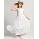 Robe de princesse longue en coton pour filles haut précieux vêtements pour enfants 3 4 6 8