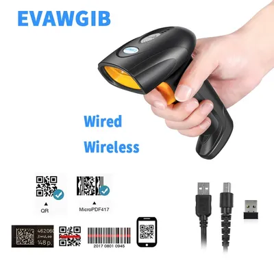 EVAWGIB – scanner de code QR sans fil pour supermarché EV-W208/2 4 ghz