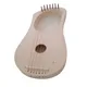 Harpe lyre à 7 cordes 448D kit de bricolage harpe en bois de basse avec cordes réglage complet