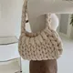 Petit fourre-tout tissé à la main pour femmes sacs à main au crochet décontractés pour femmes sacs