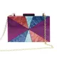 Pochette de styliste en Patchwork multicolore sac de soirée en acrylique sac à main de luxe pour
