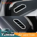 Autocollants de cadre de sortie d'air de pilier pour voiture pour Volkswagen VW t-cross Tcross 2019