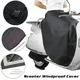 Couvre-jambes universel pour moto et scooter noir coupe-vent imperméable protection des jambes