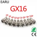 1 jeu 5/8 "GX16-2/3/4/5/6/7/8/9/10 Broches Mâle Femelle 16mm Circulaire Connecteur Fil M16 GX16