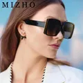 MIZHO – lunettes de soleil Vintage à grand cadre pour femmes verres solaires de luxe carrés
