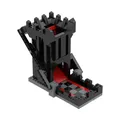 MOC-Ensemble de blocs de construction de tour de dés à chargement automatique jeu de dragons et