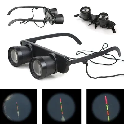 Lunettes portables pour la pêche randonnée Zoom 3X télescope binoculaire 50-100m lentilles